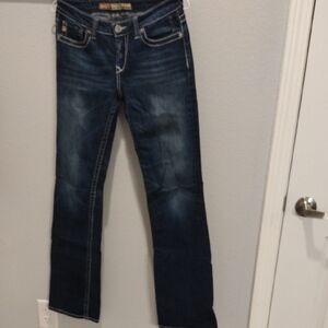 Big Star Blue Straight Leg Jeans Classic Style